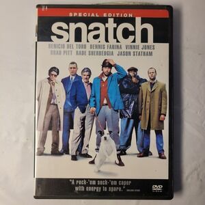 Columbia TriStar Snatch DVD Brad Pitt Jason Statham Special Edition Crime Comedy